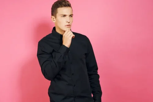 پیراهن مشکی مردانه