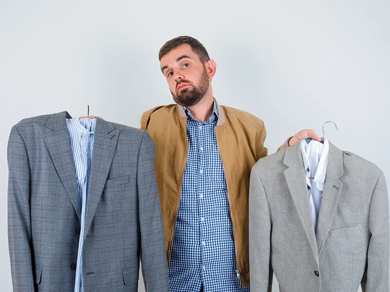 اشتباهات رایج در انتخاب کت و شلوار مردانه