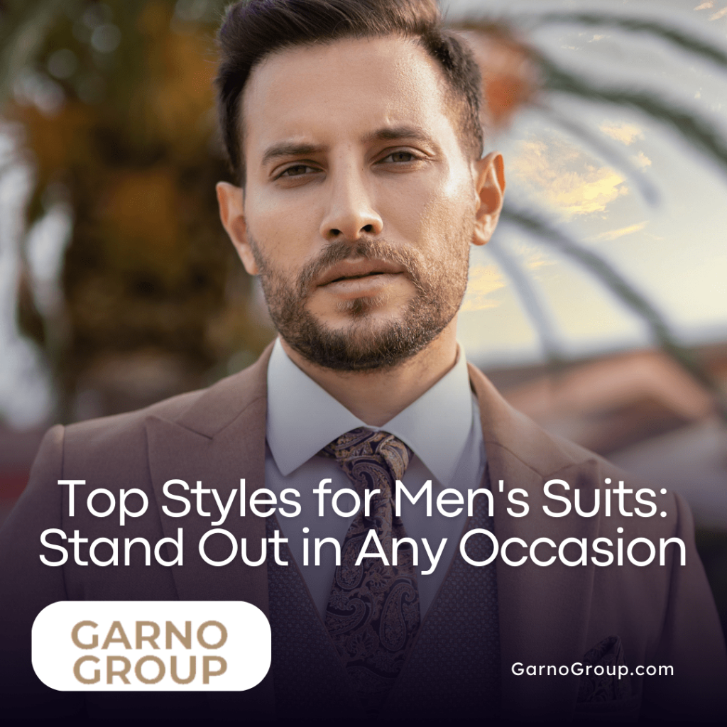 Top Styles for Men's Suits: Stand Out in Any Occasion - Men's clothing